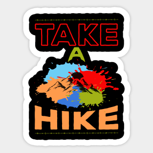 Take A Hike Sticker